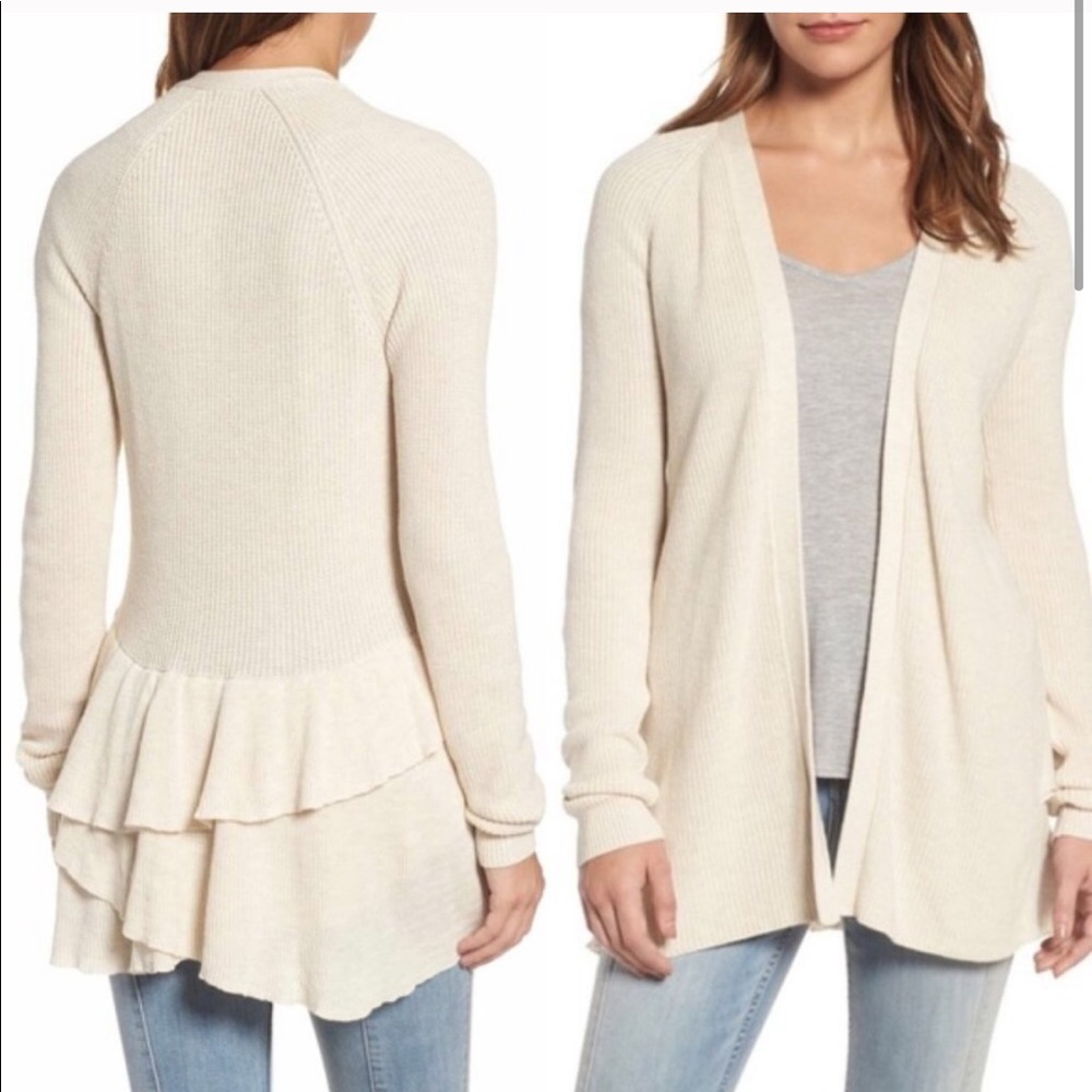 Chelsea28 Ruffle Cardigan